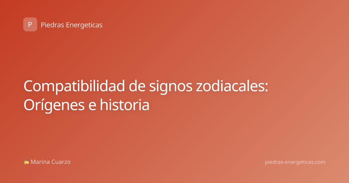 Compatibilidad de signos zodiacales: Orígenes e historia